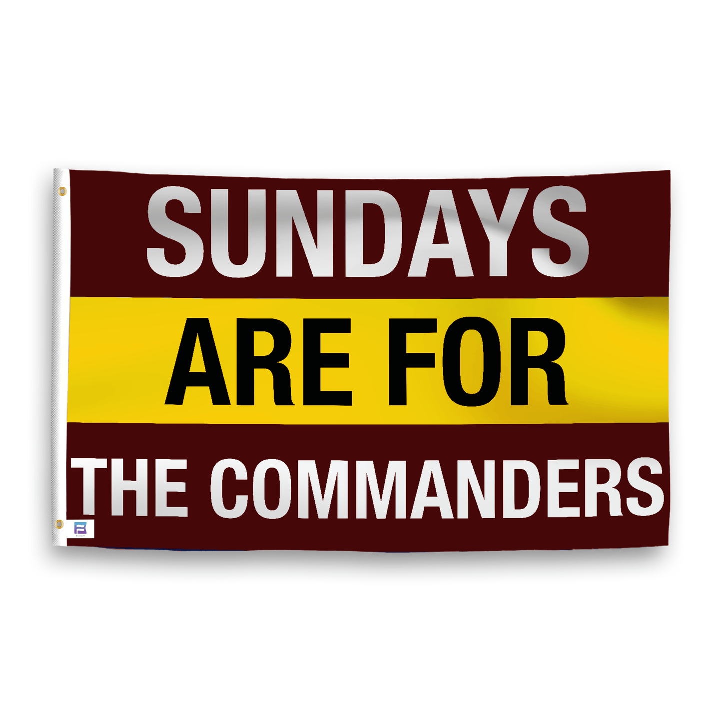 Sundays Are for the Commanders Flag