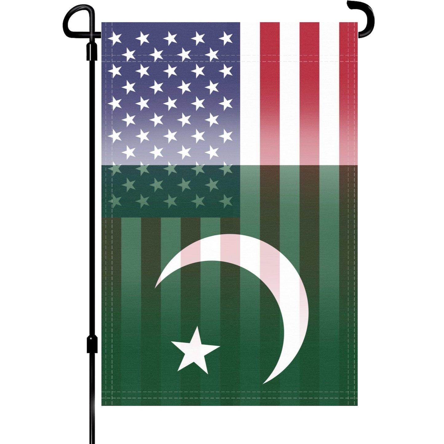 Pakistani American Garden Flag