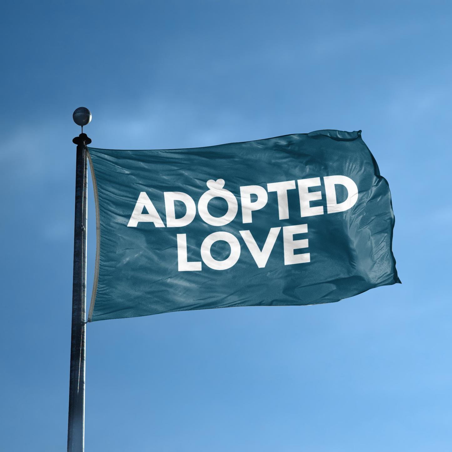 Adopted Love Pet Flag