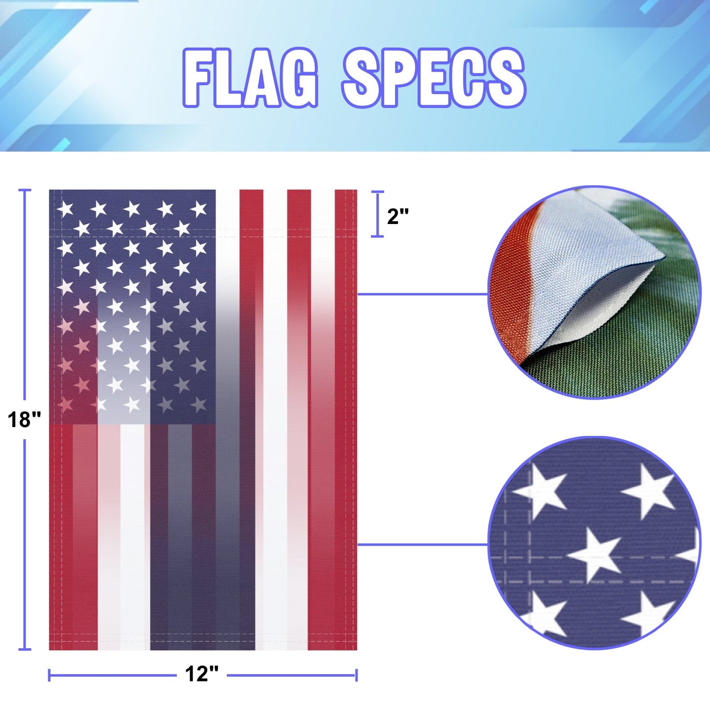 Thai American Garden Flag
