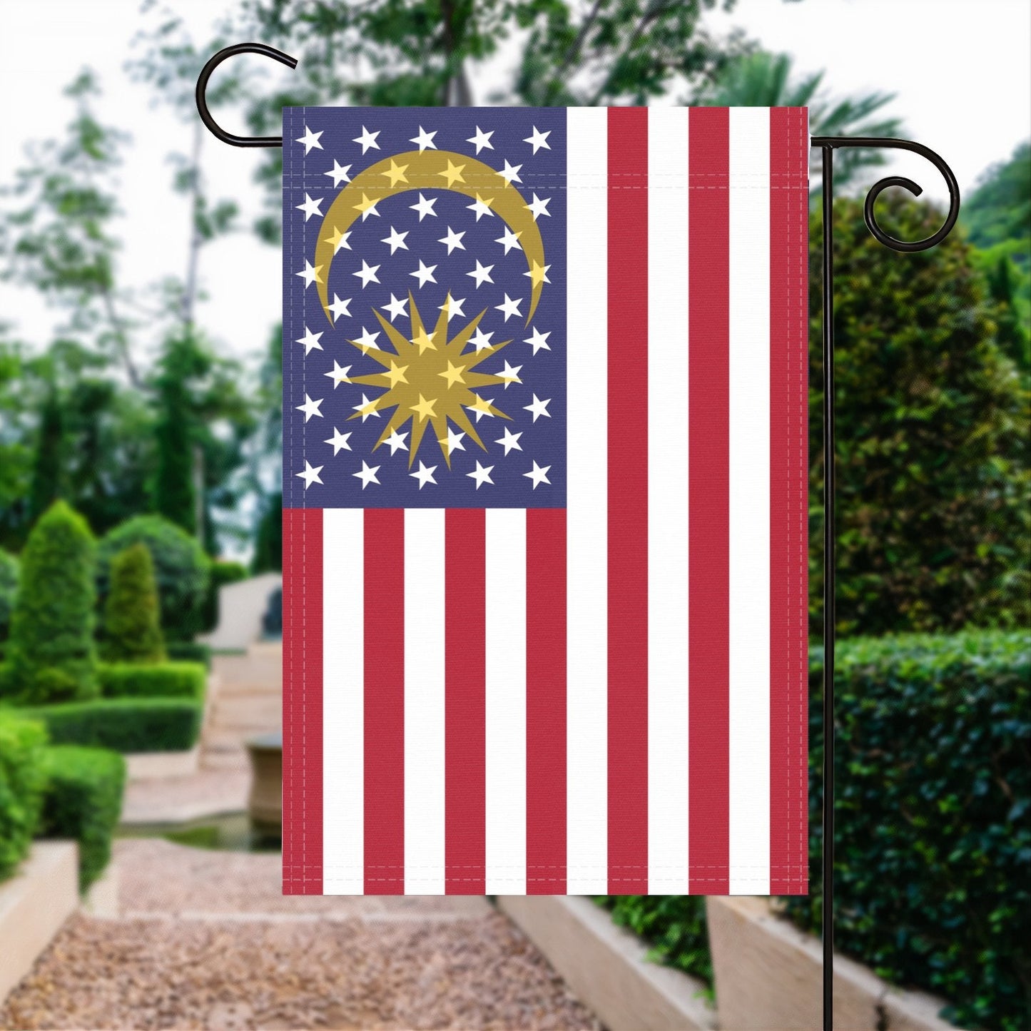 Malaysian American Garden Flag