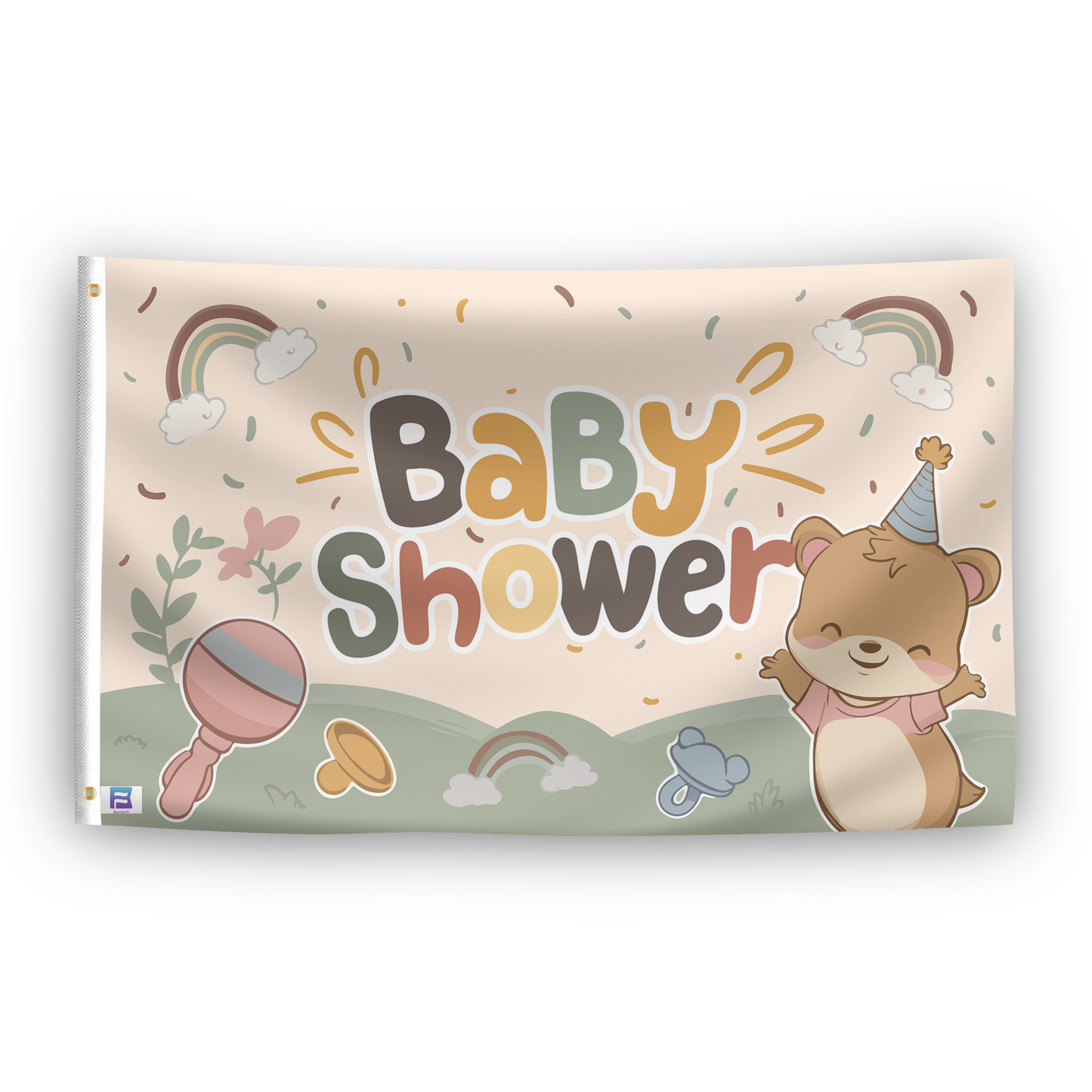 Baby Shower Flag