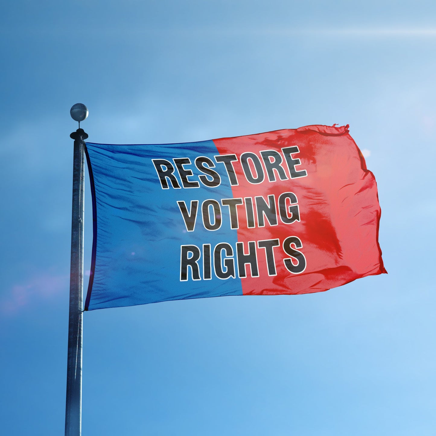 Restore Voting Rights Flag