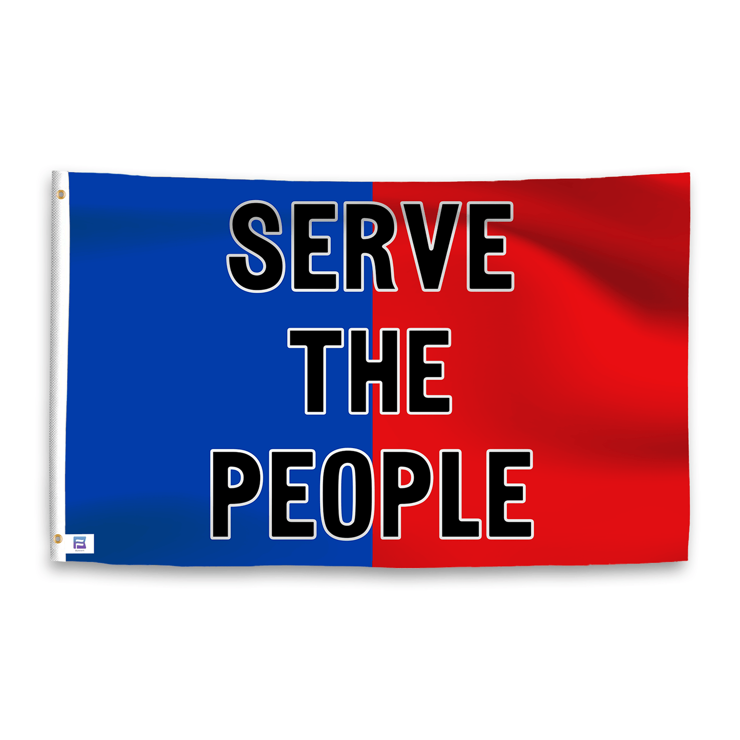 Serve the People Flag