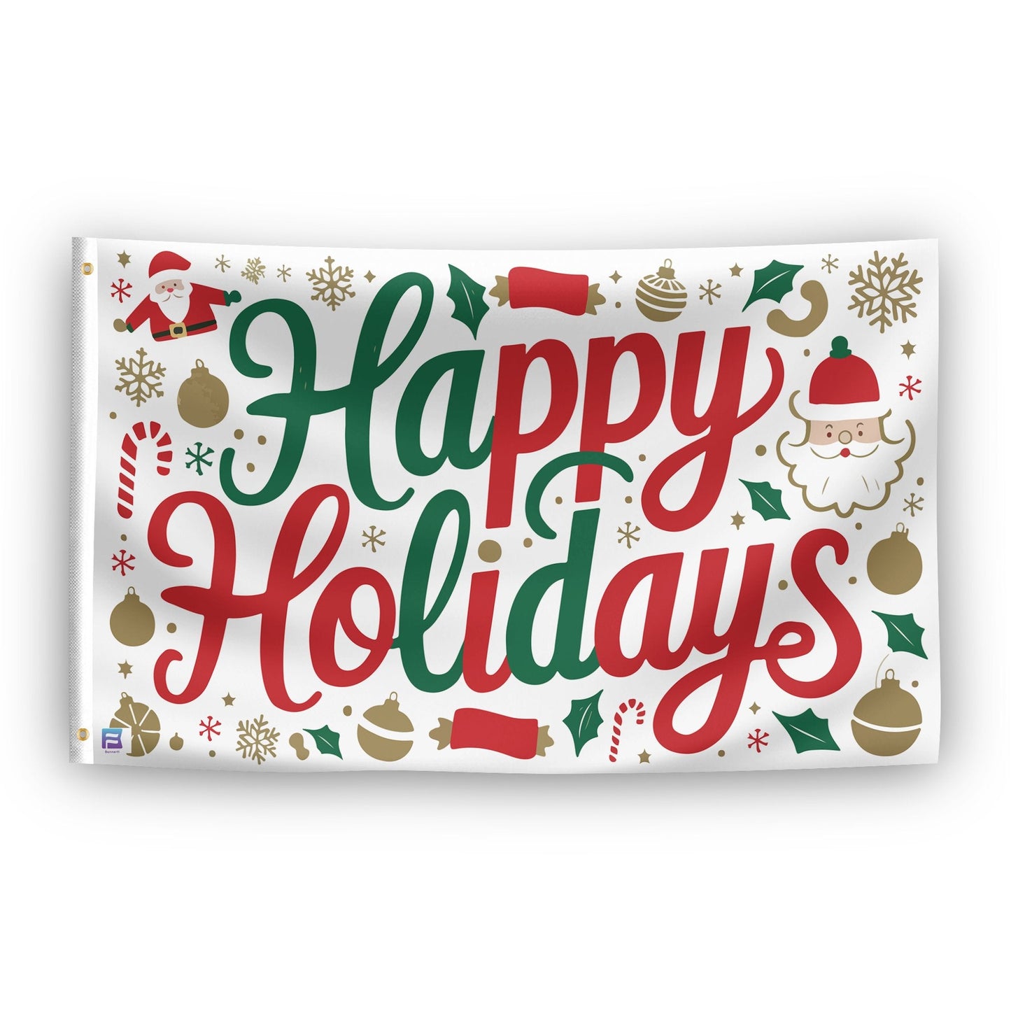 Happy Holidays Flag