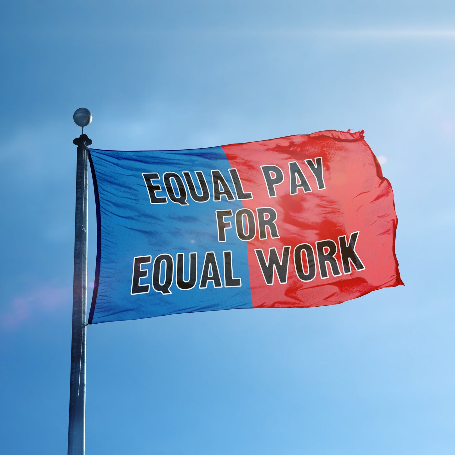Equal Pay for Equal Work Flag