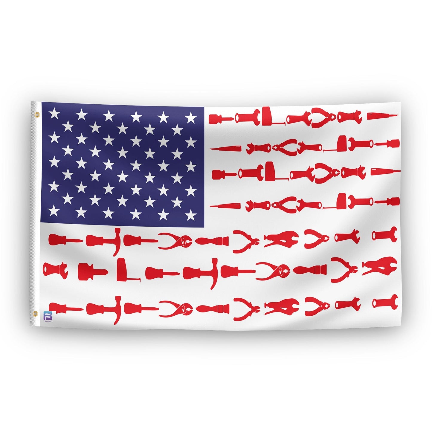 DIY Tools Stripes American Flag