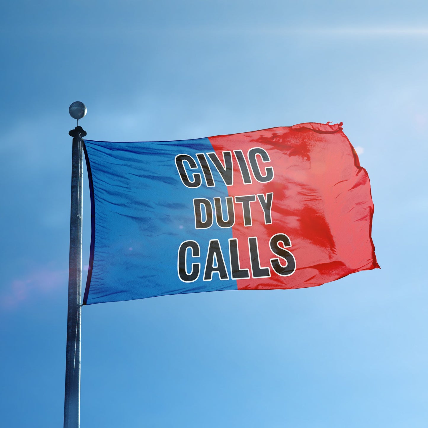 Civic Duty Calls Flag