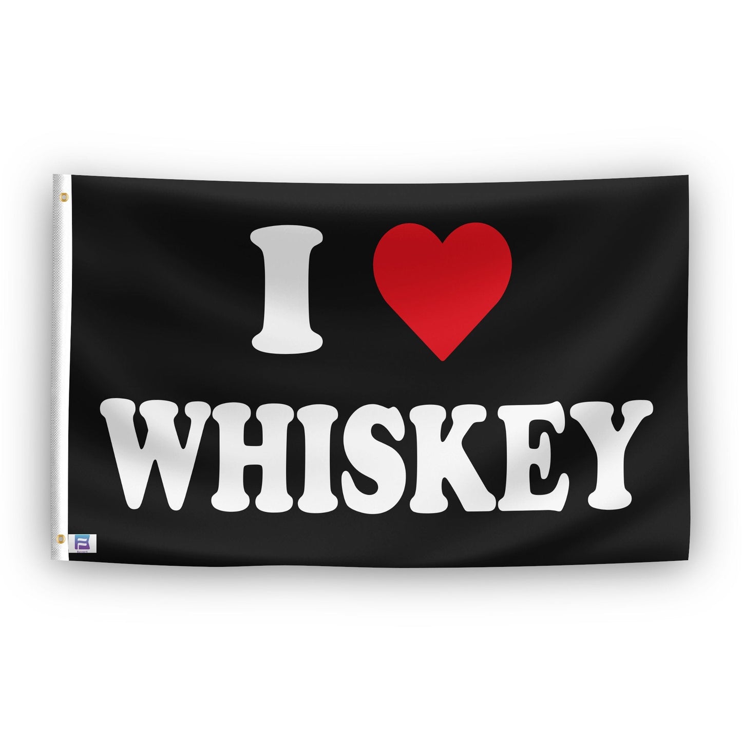 I Love Whiskey Flag
