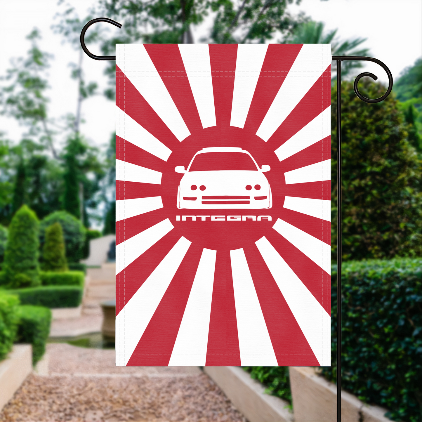 Japanese Rising Sun Integra Garden Flag