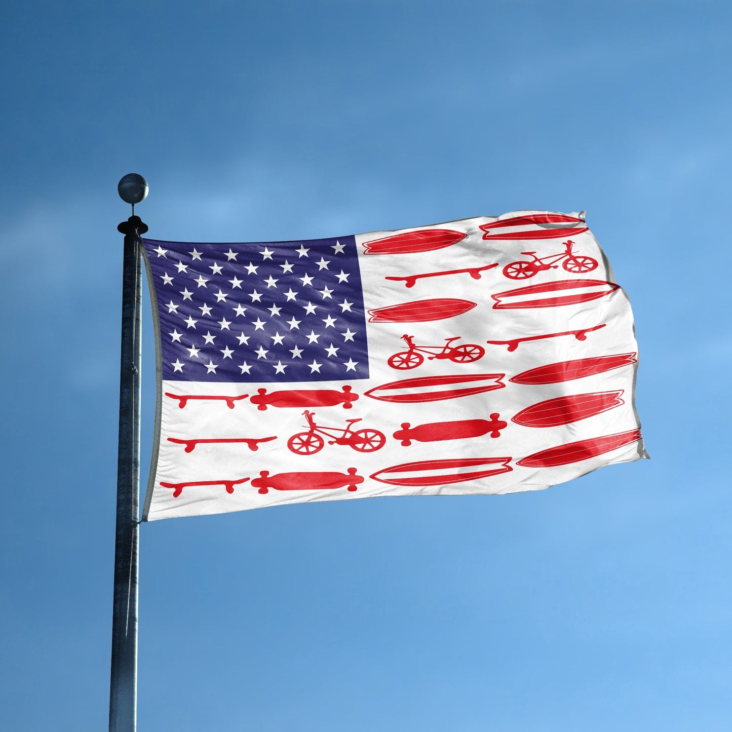 Extreme Sports Stripes American Flag