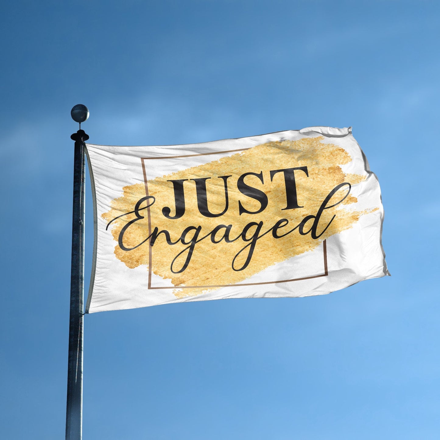 Just Engaged Flag