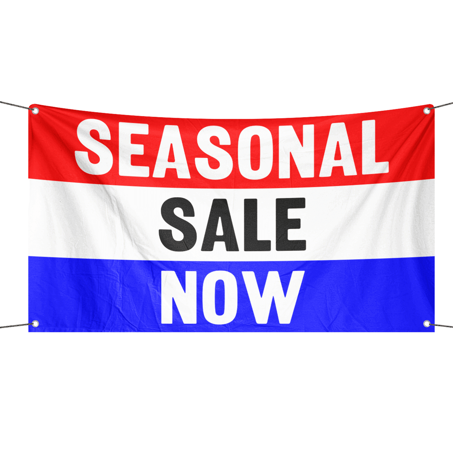 Seasonal Sale Now Business Flag