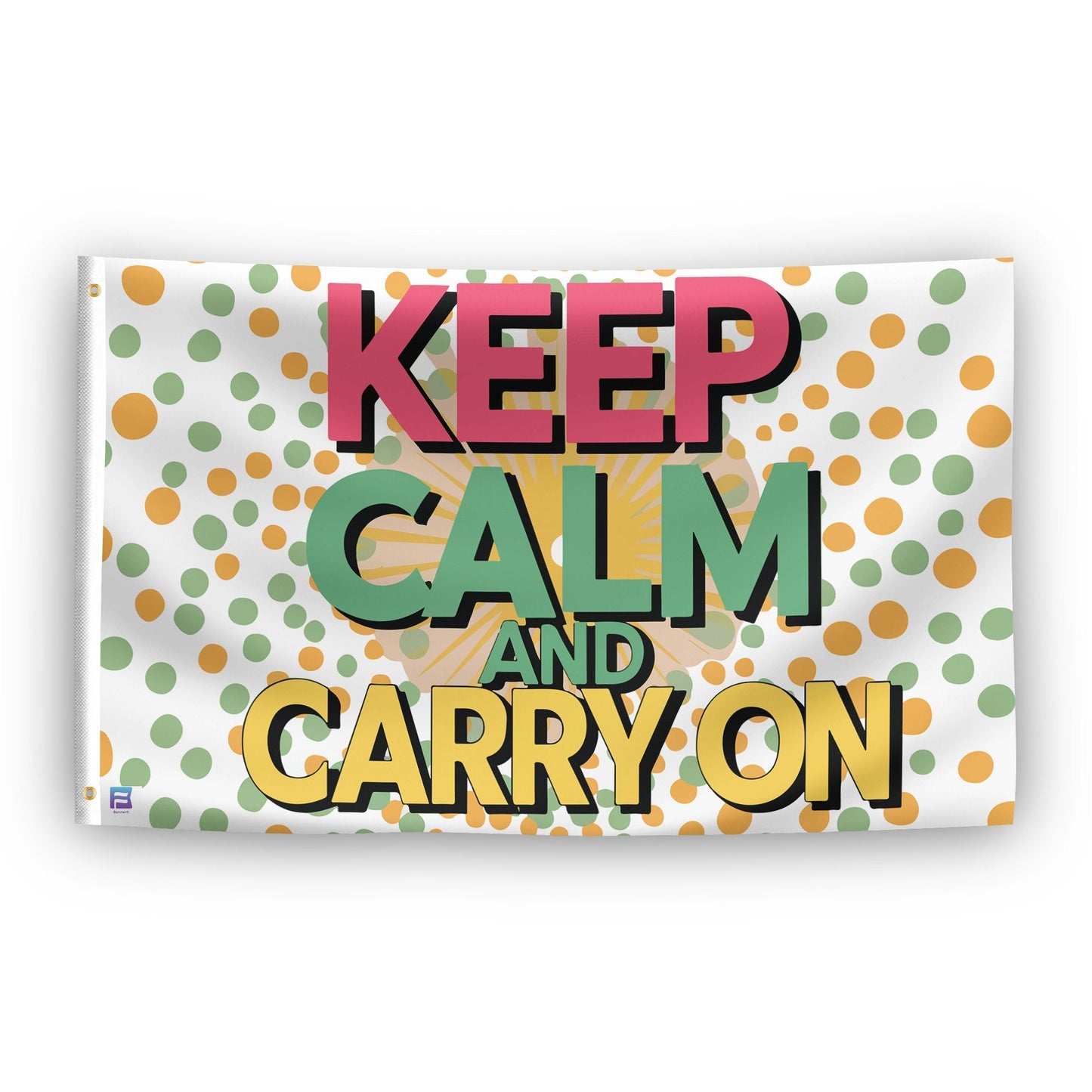 Keep Calm And Carry On Flag