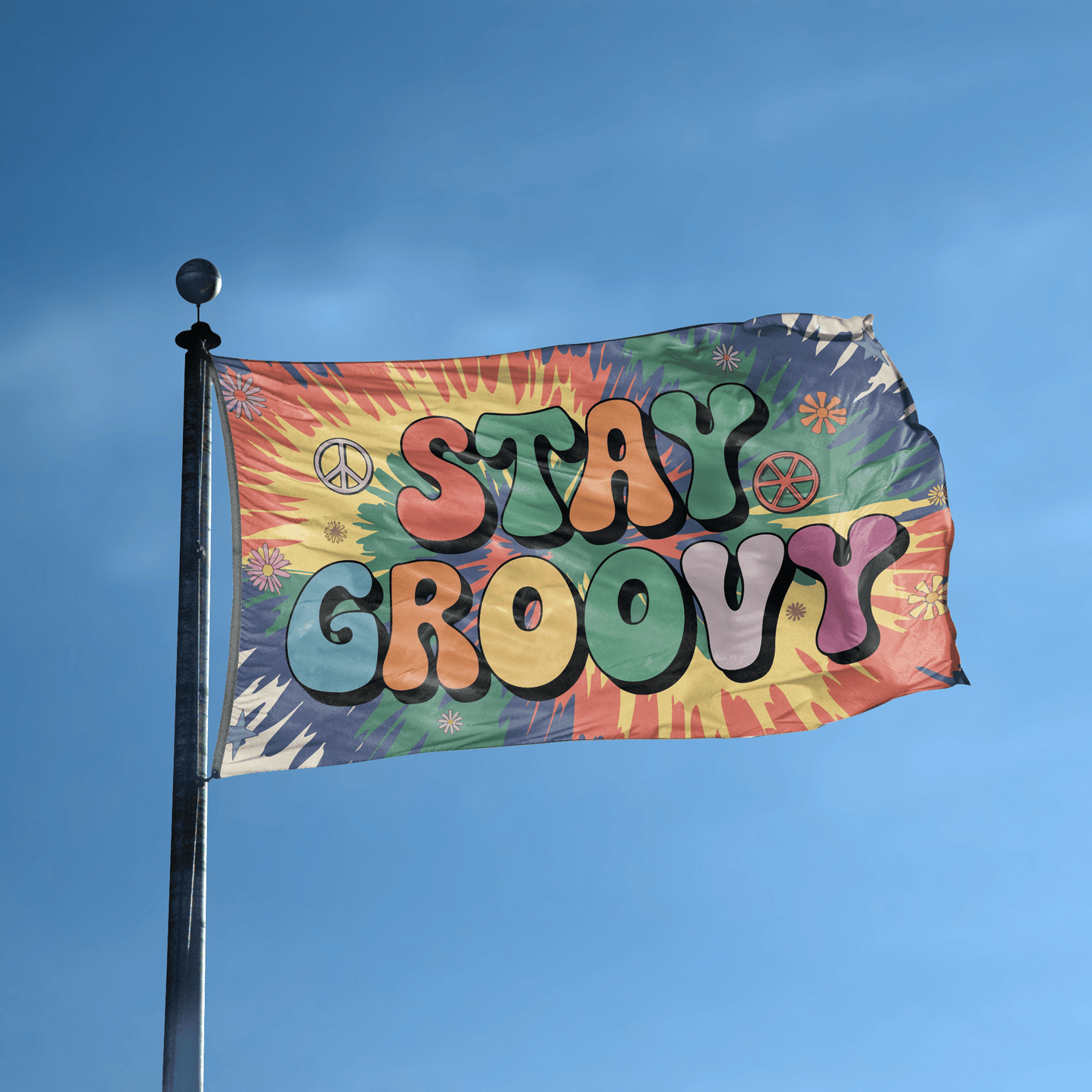 Stay Groovy Flag
