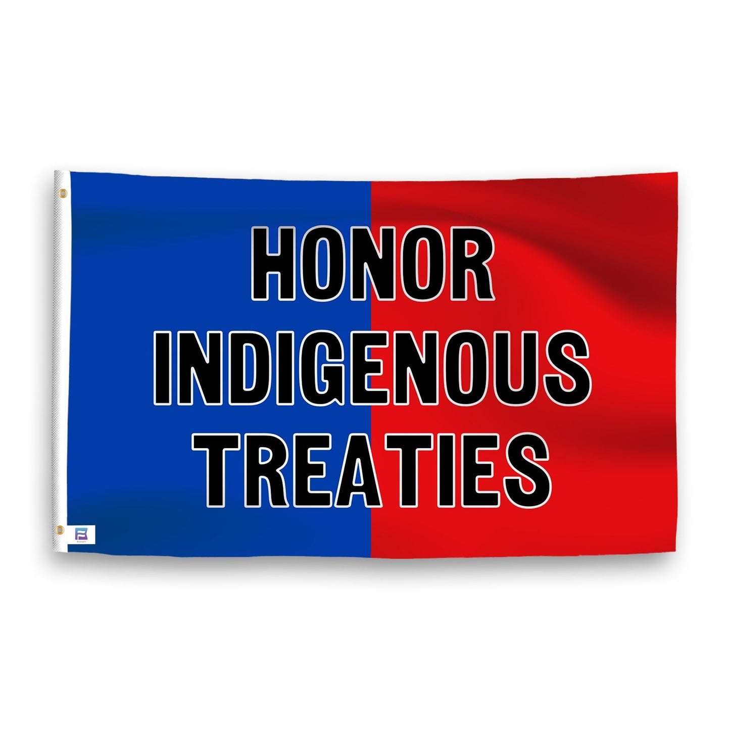 Honor Indigenous Treaties Flag