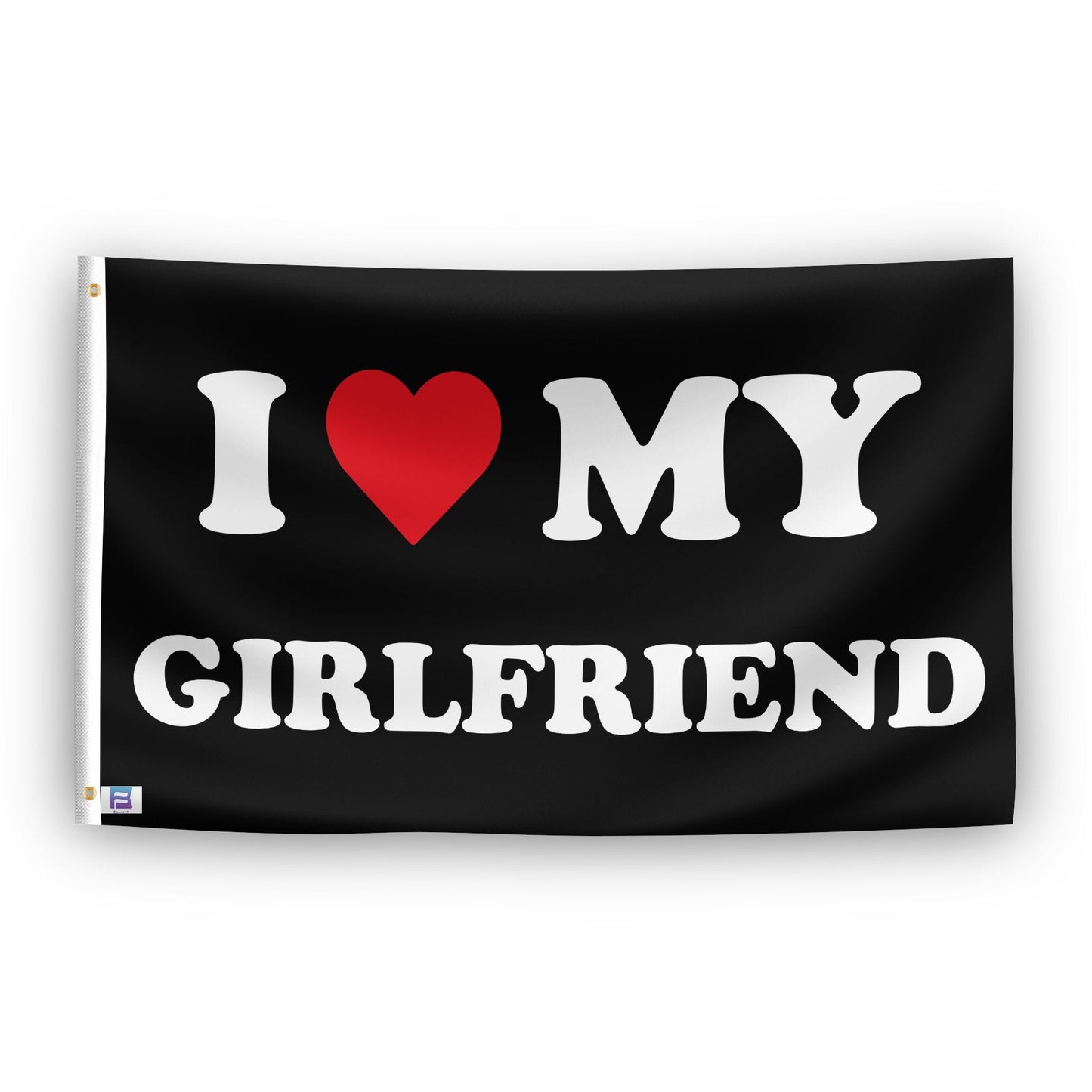 I Love My Girlfriend Flag