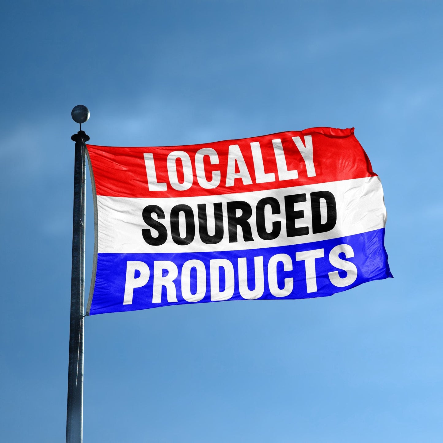 Locally Sourced Products Business Flag