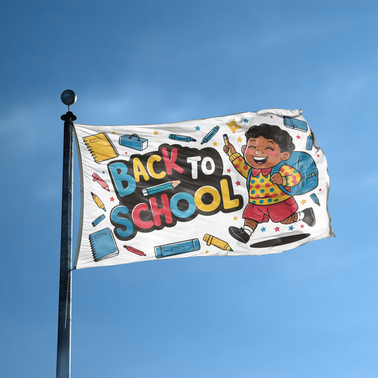 Back To School Classroom Flag