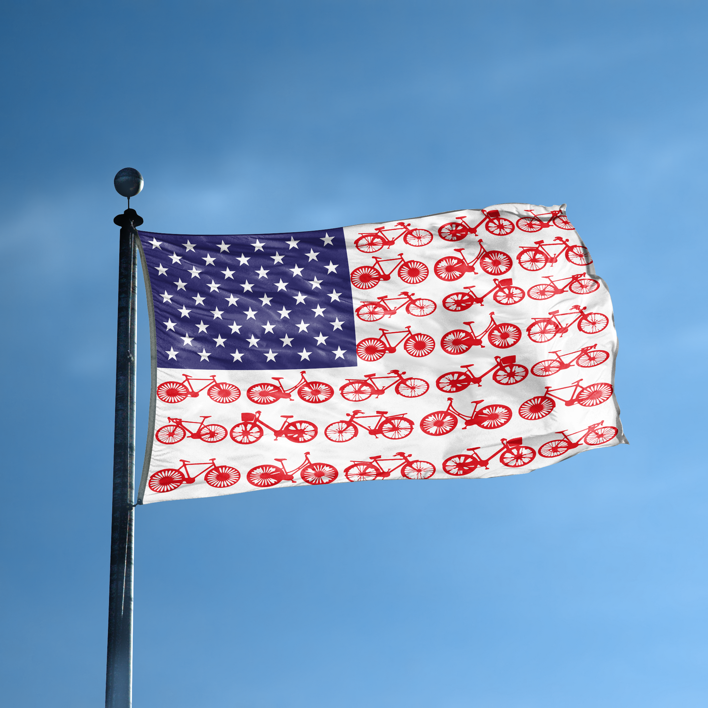 Bicycle Stripes American Flag