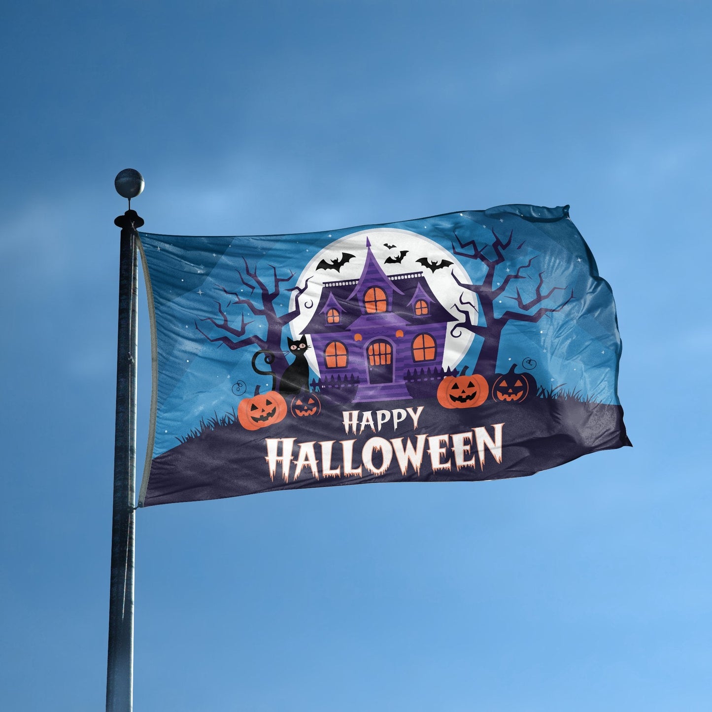 Happy Halloween Flag