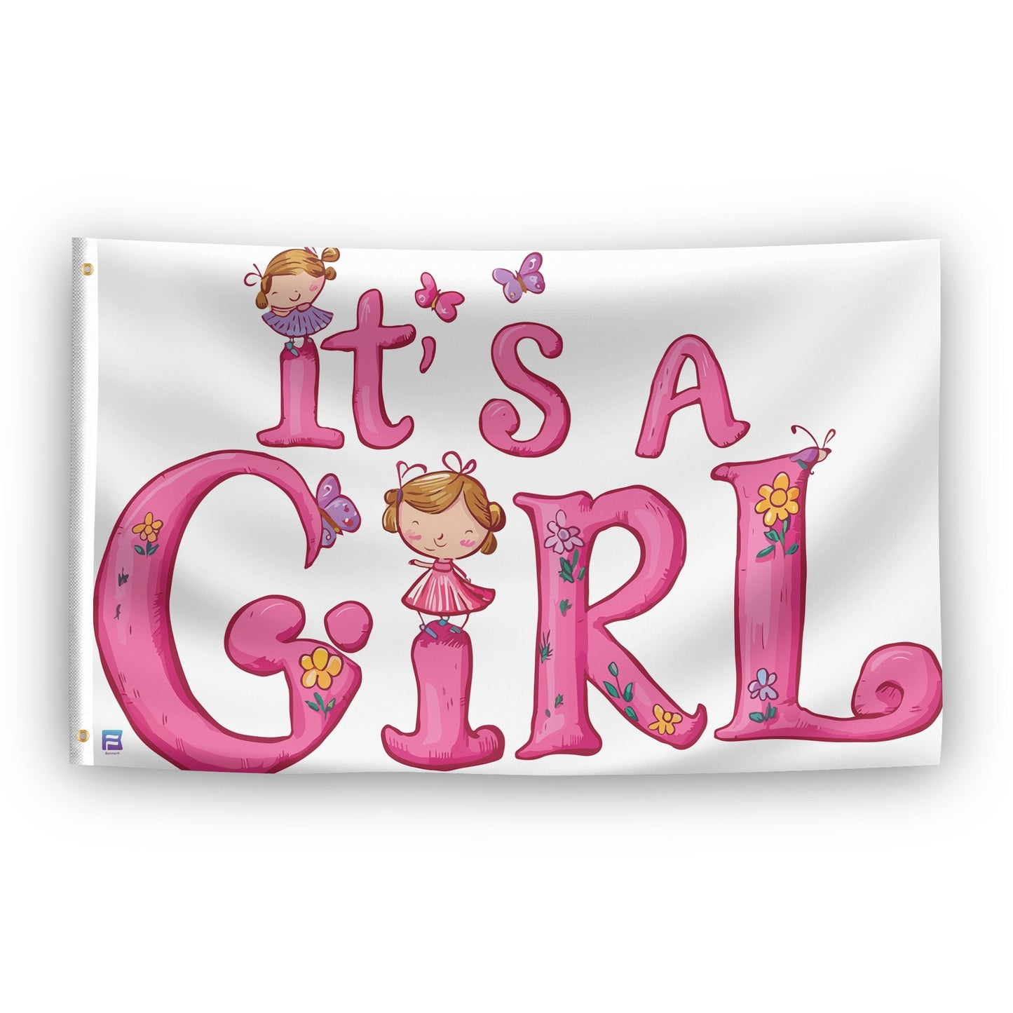 It's A Girl Flag