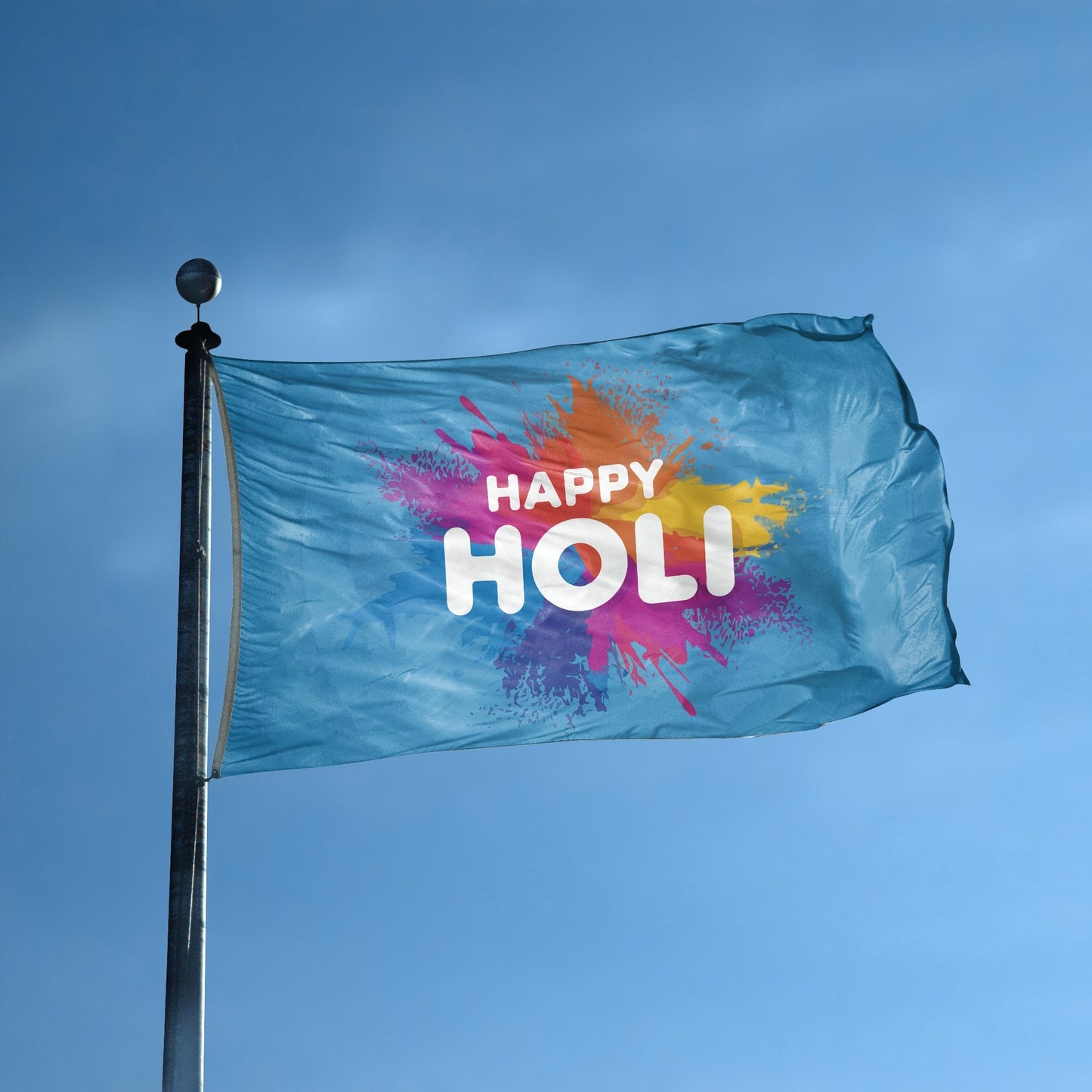 Happy Holi Flag
