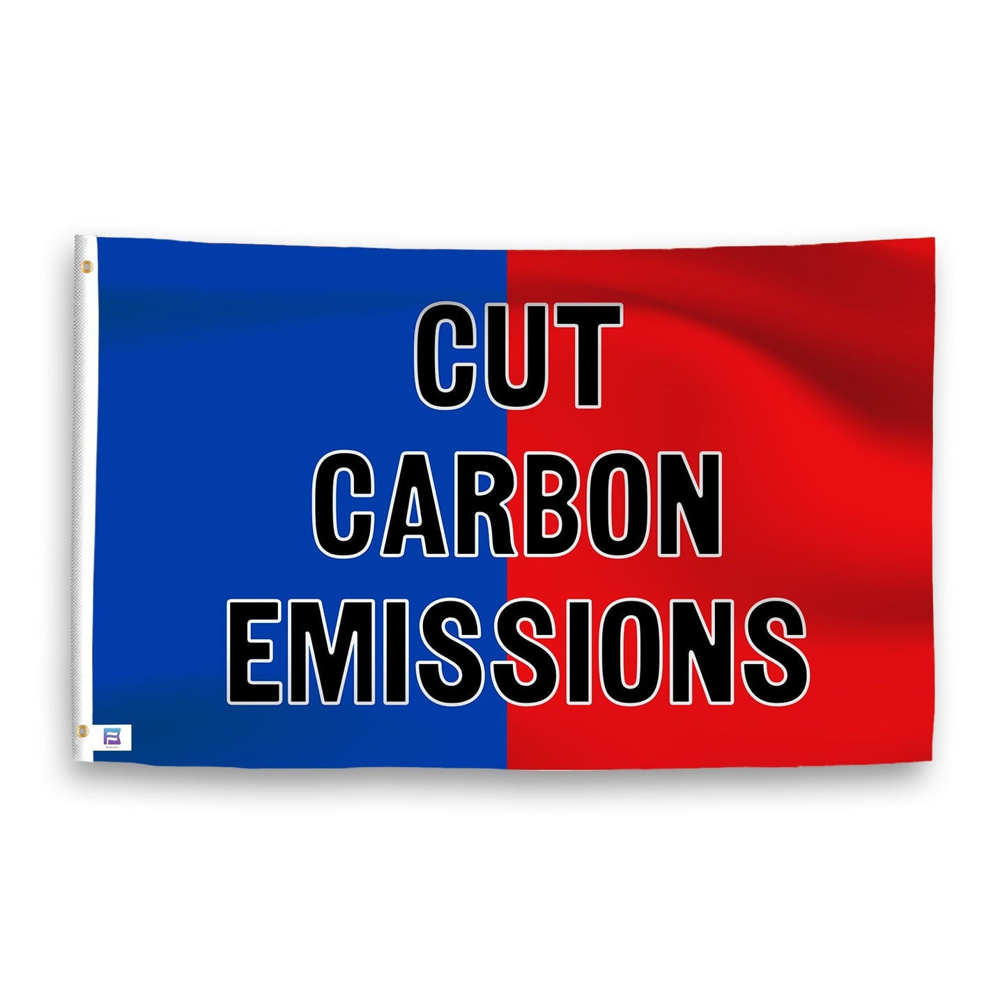 Cut Carbon Emissions Flag