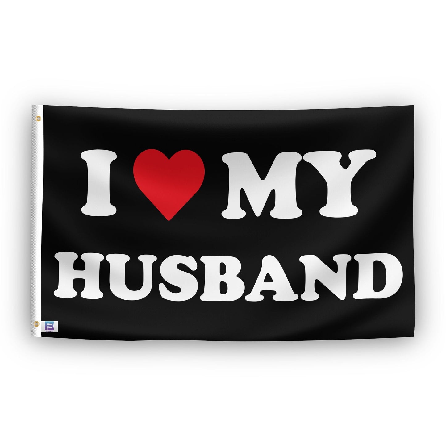 I Love My Husband Flag