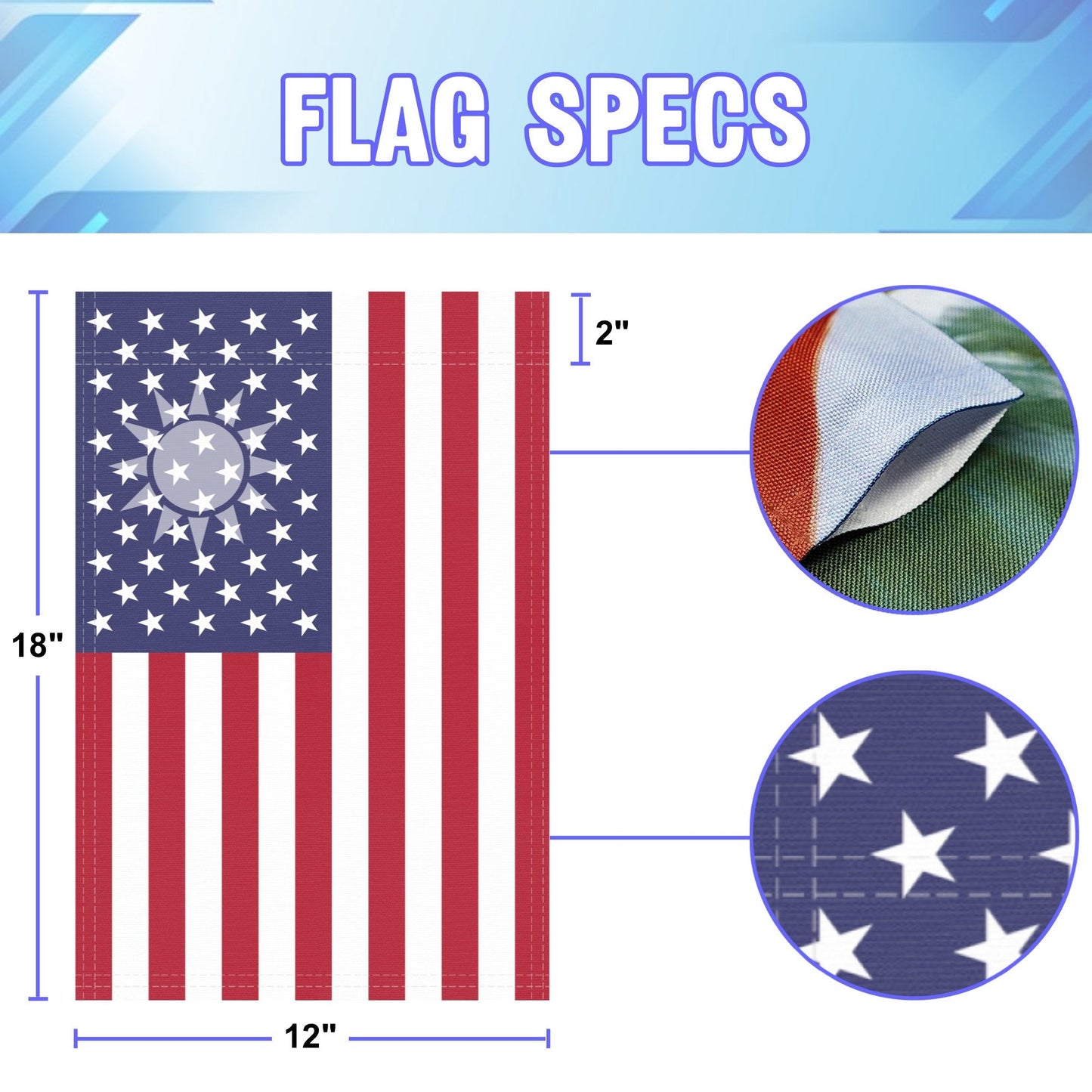 Taiwanese American Garden Flag