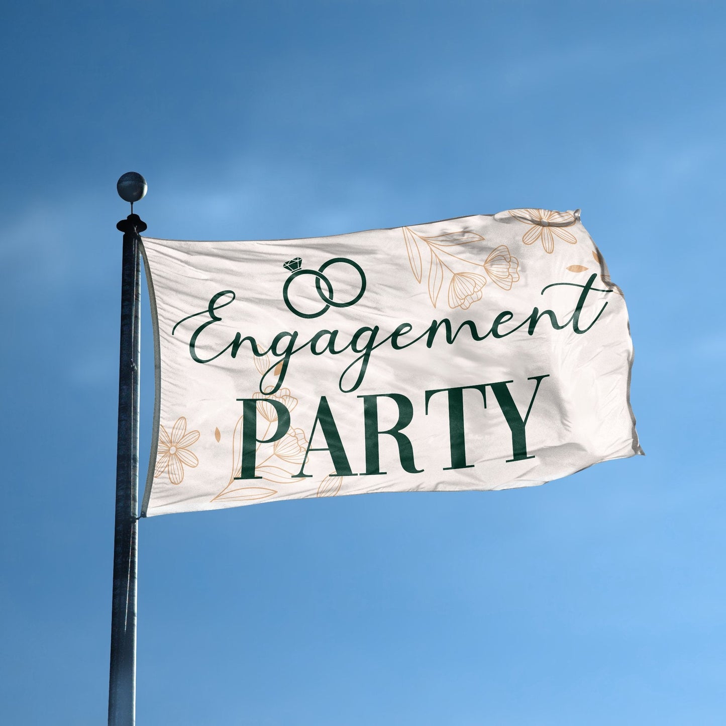 Engagement Party Flag