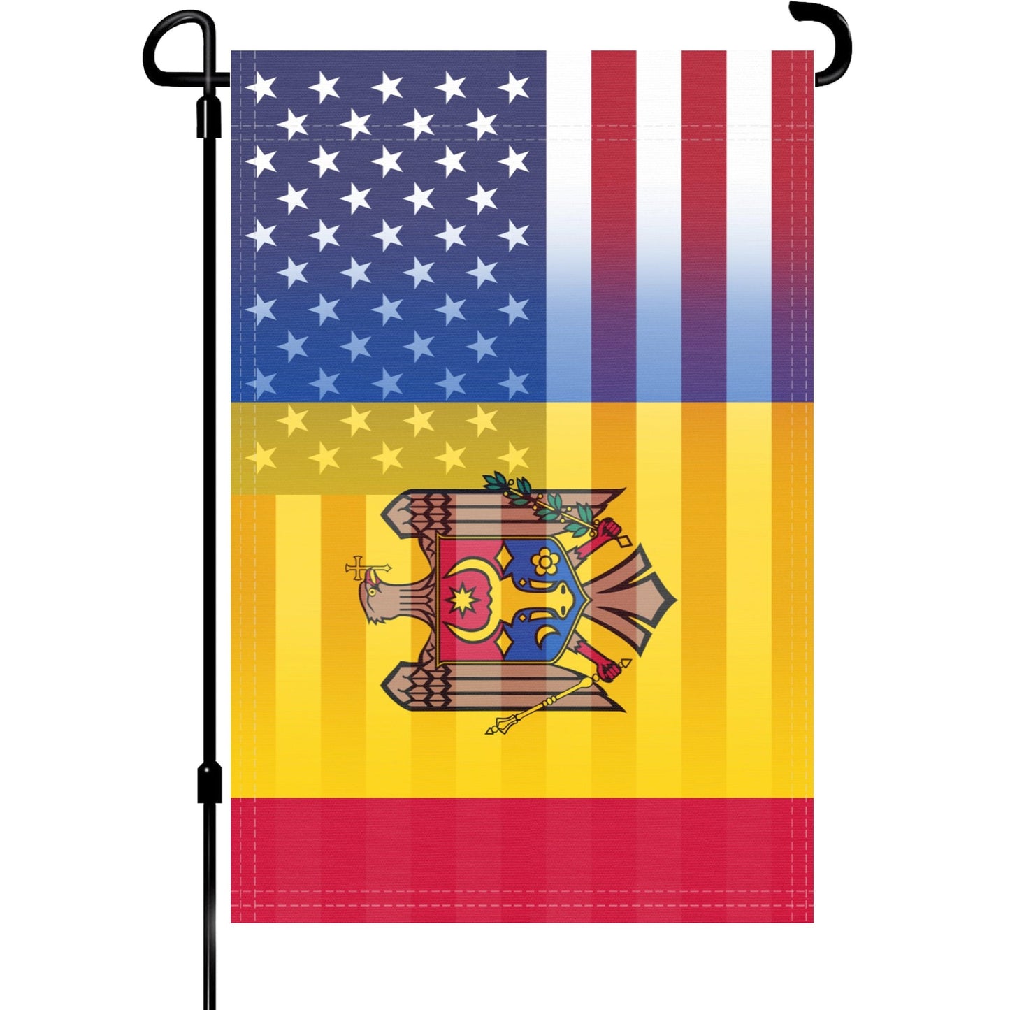 Moldovan American Garden Flag