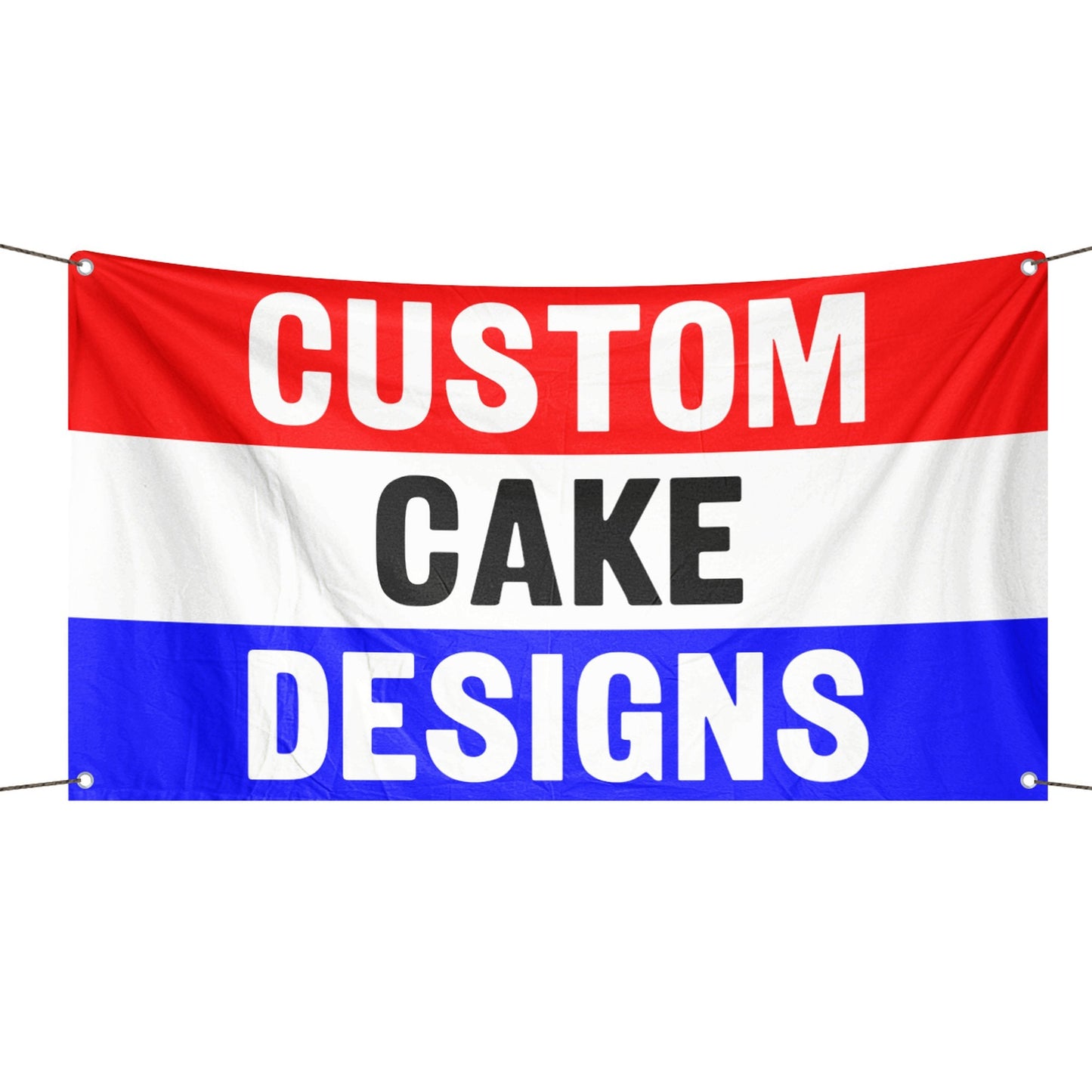 Cake Designs Business Storefront Flag