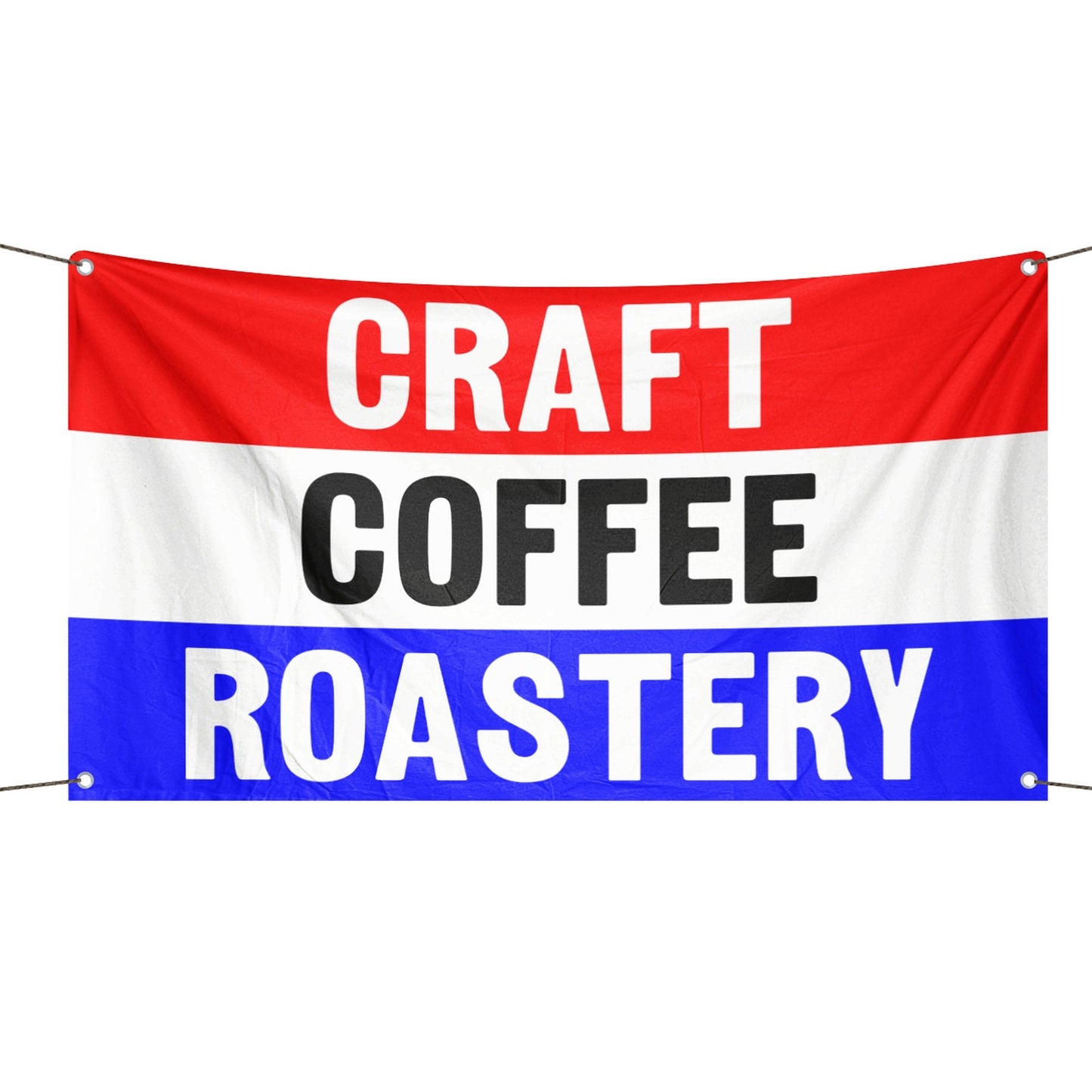 Craft Coffee Roastery Business Flag
