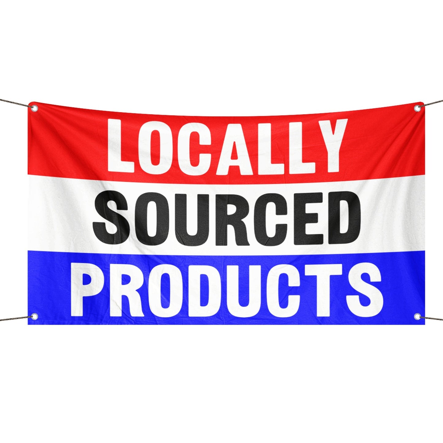 Locally Sourced Products Business Flag