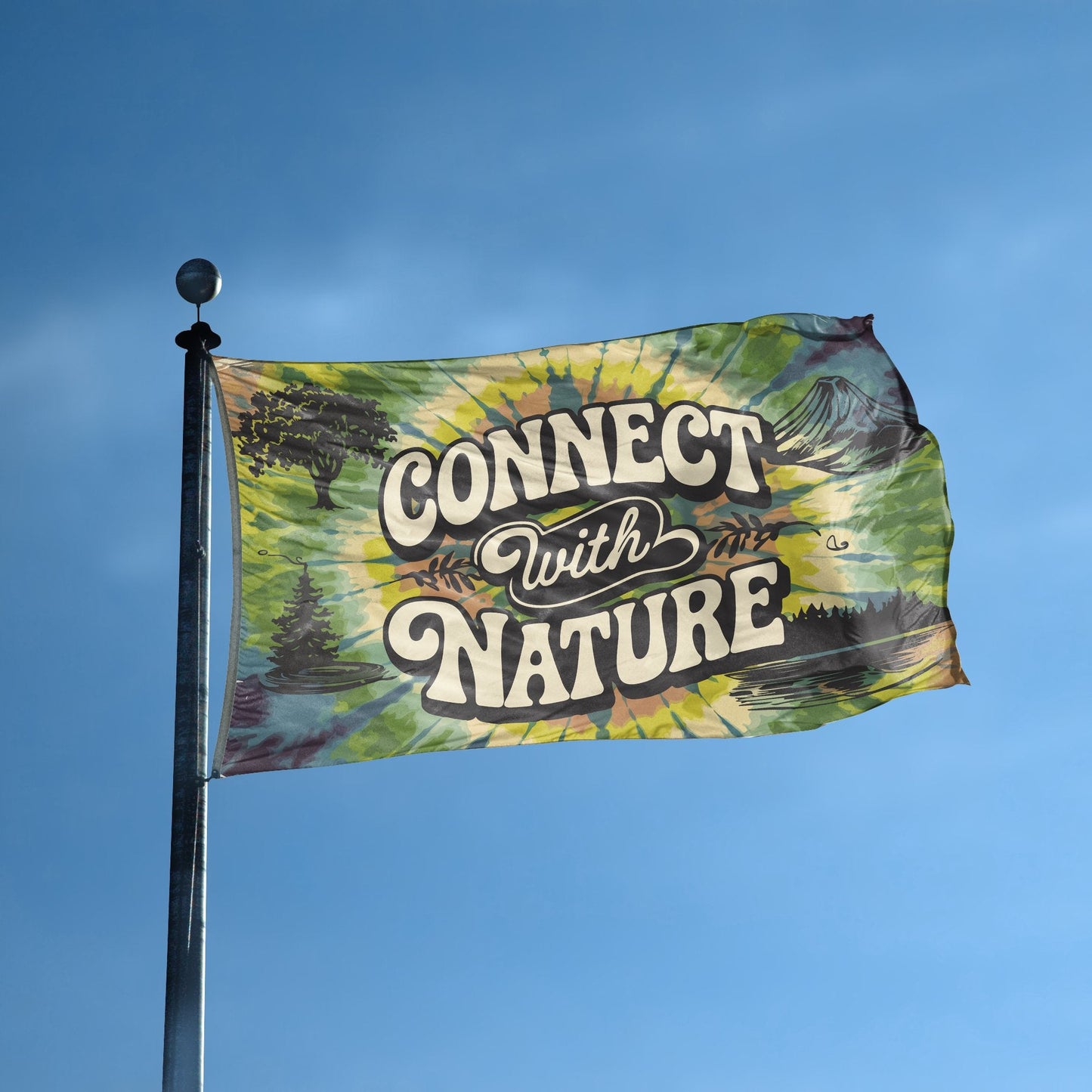 Connect with Nature Flag
