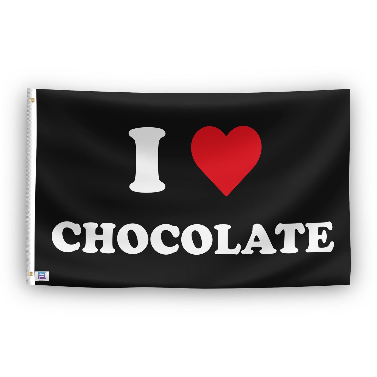 I Love Chocolate Flag