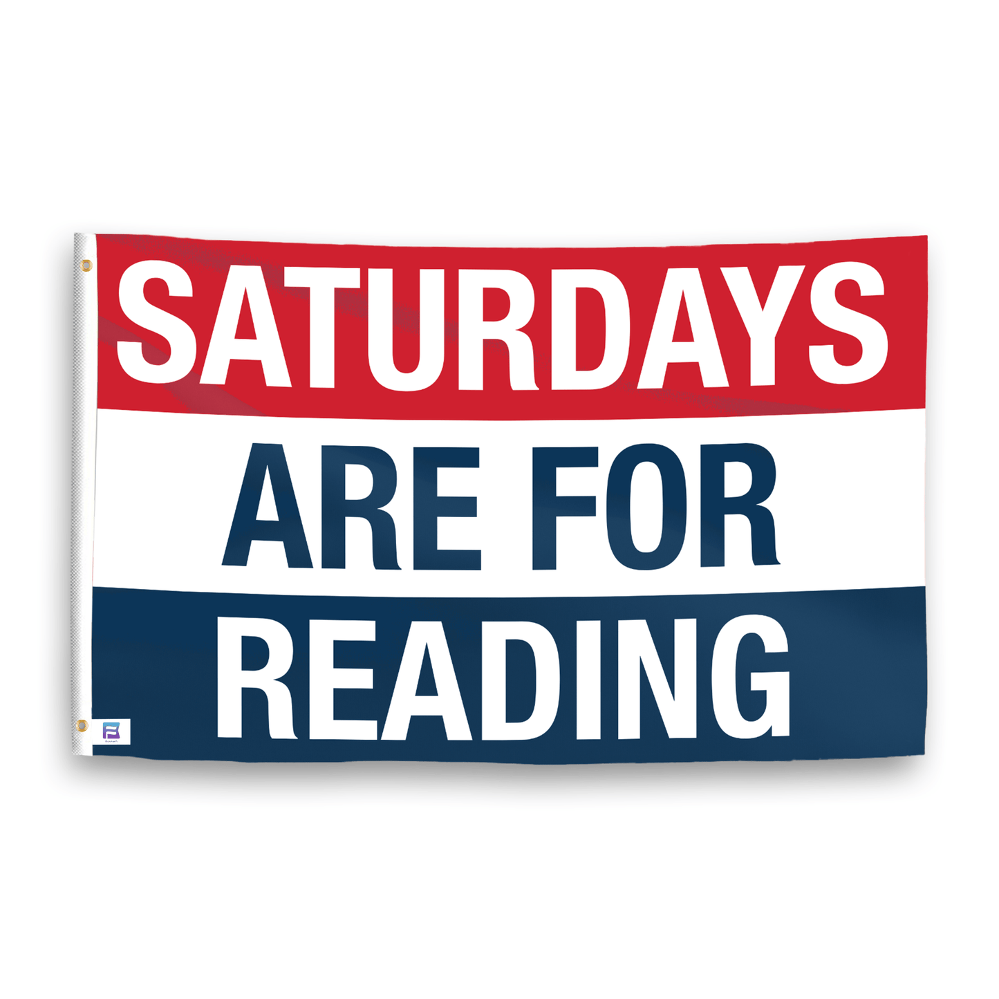 Saturdays Are for Reading Flag