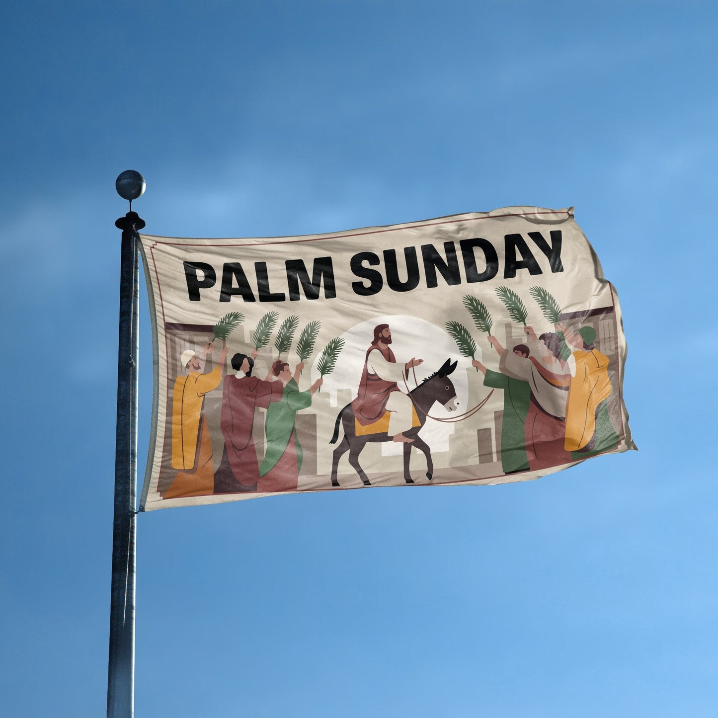 Palm Sunday Flag