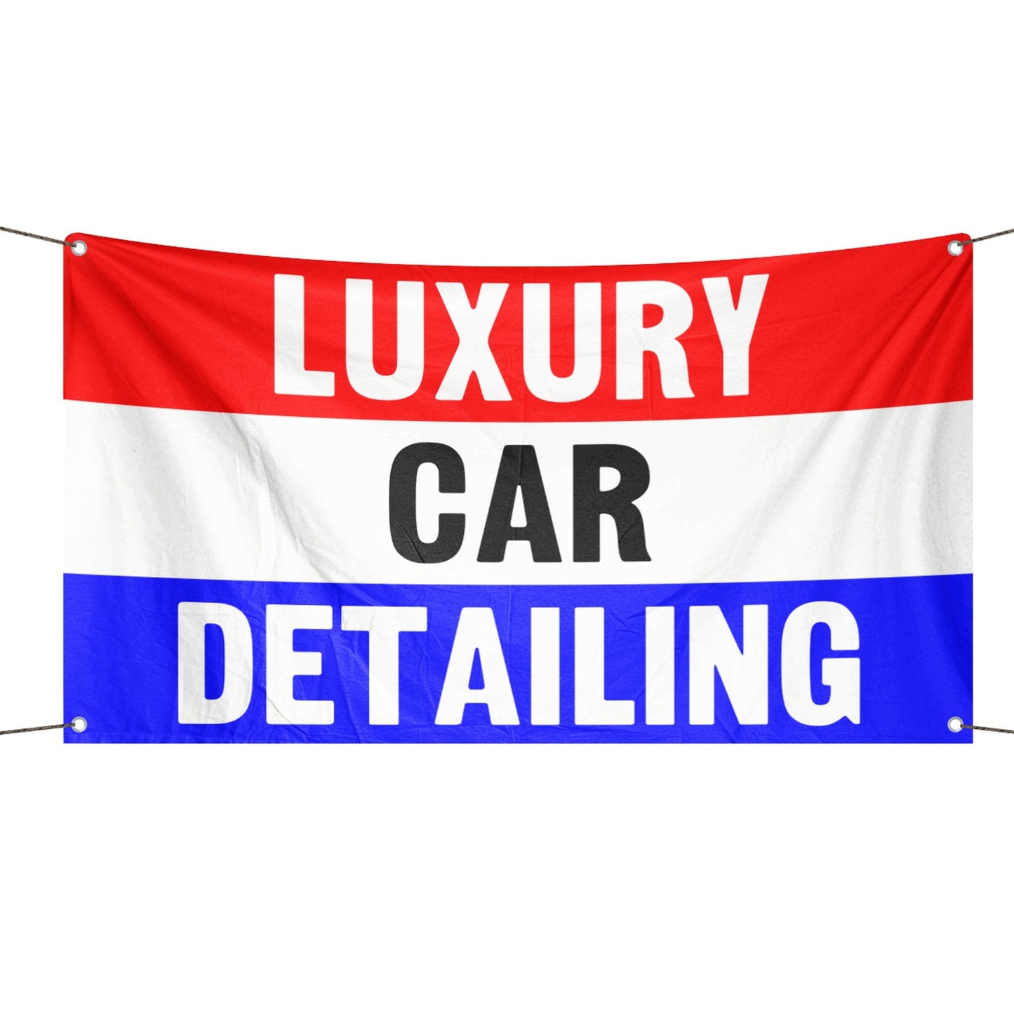 Luxury Car Detailing Business Flag