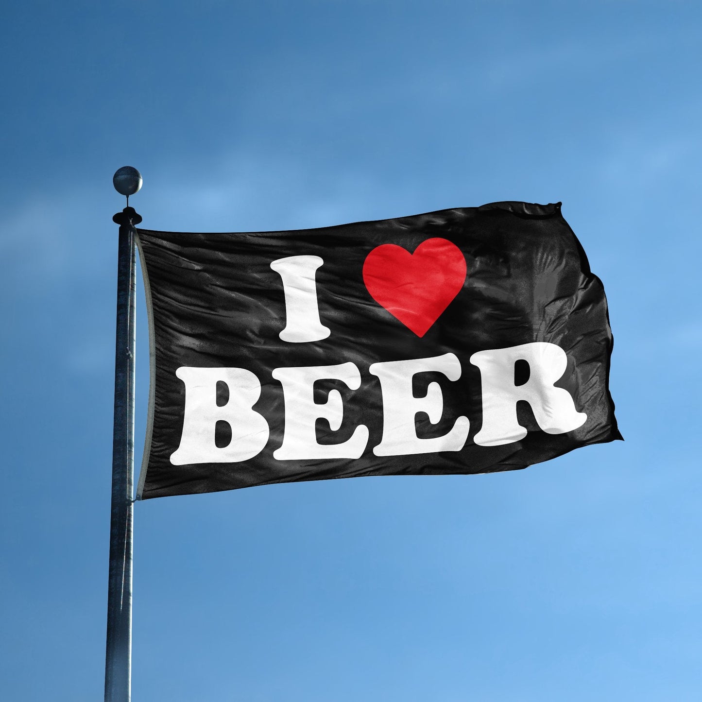 I Love Beer Flag