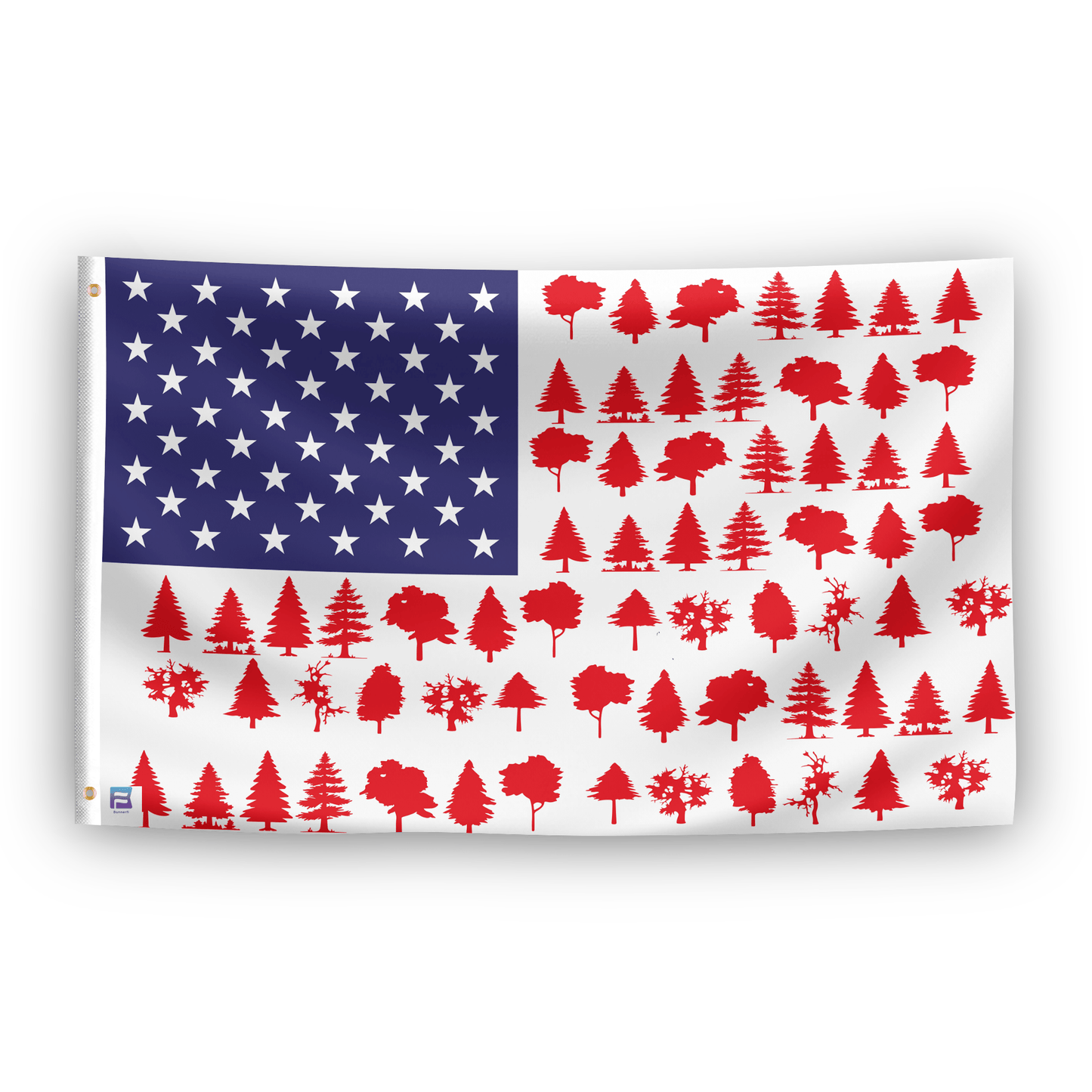 Tree Stripes American Flag