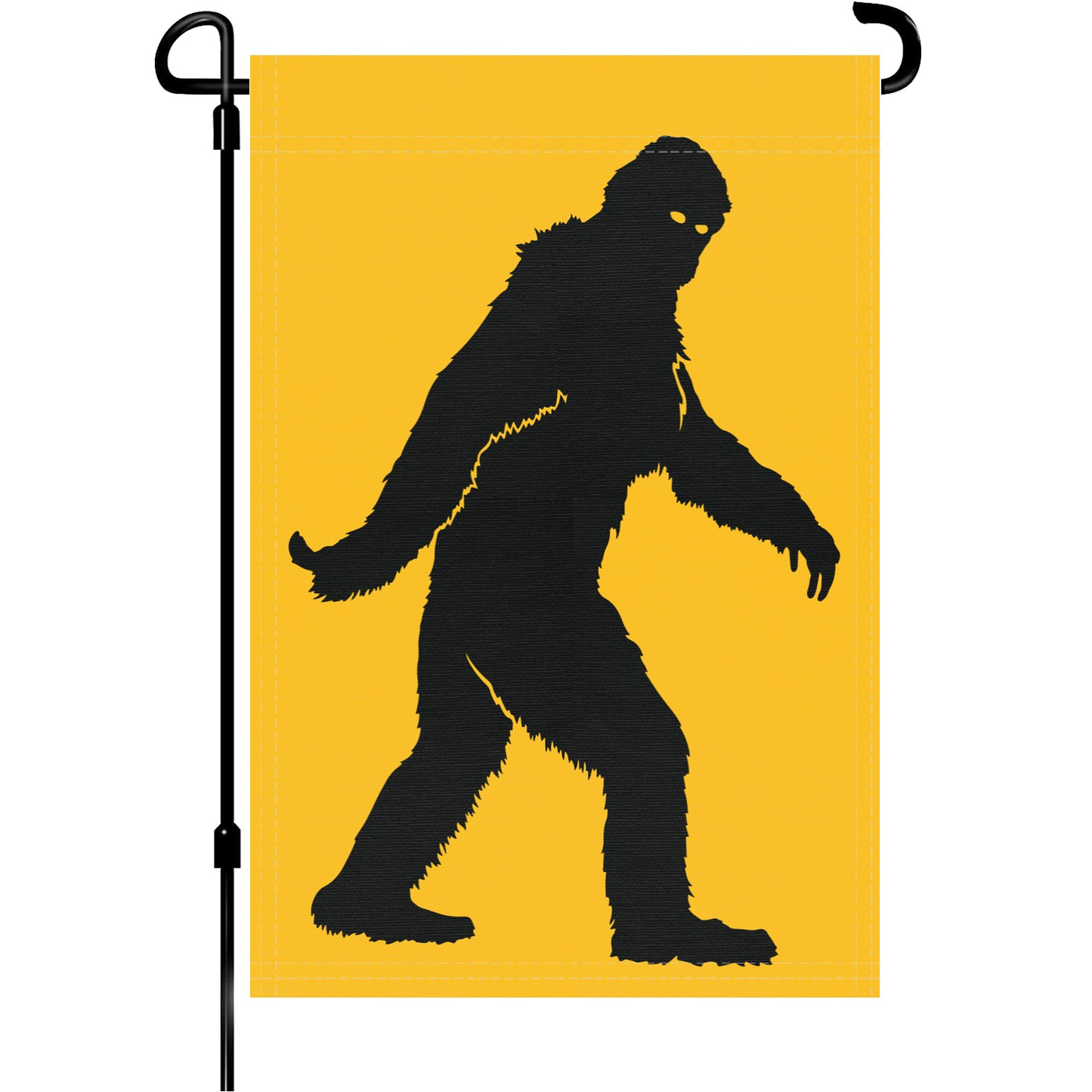 Bigfoot (Yellow) Garden Flag