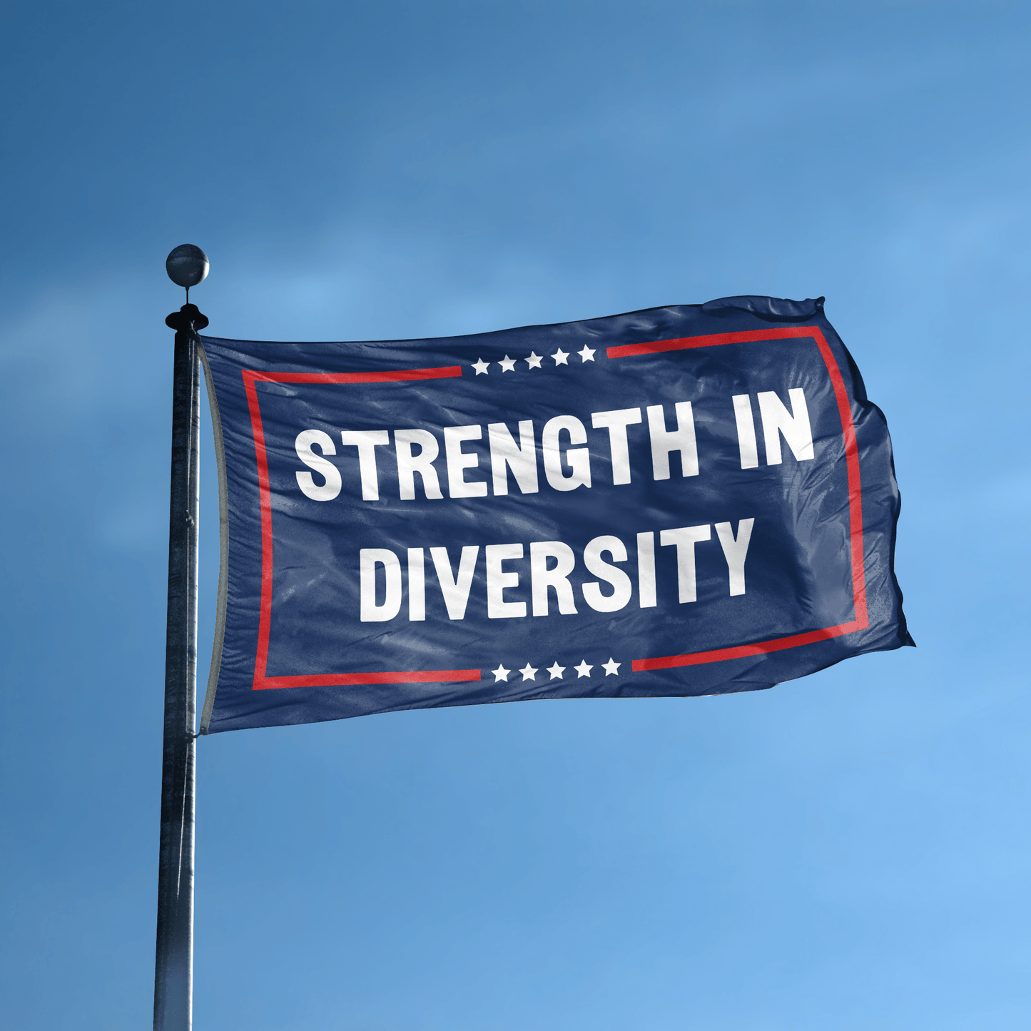 Strength In Diversity Political Flag