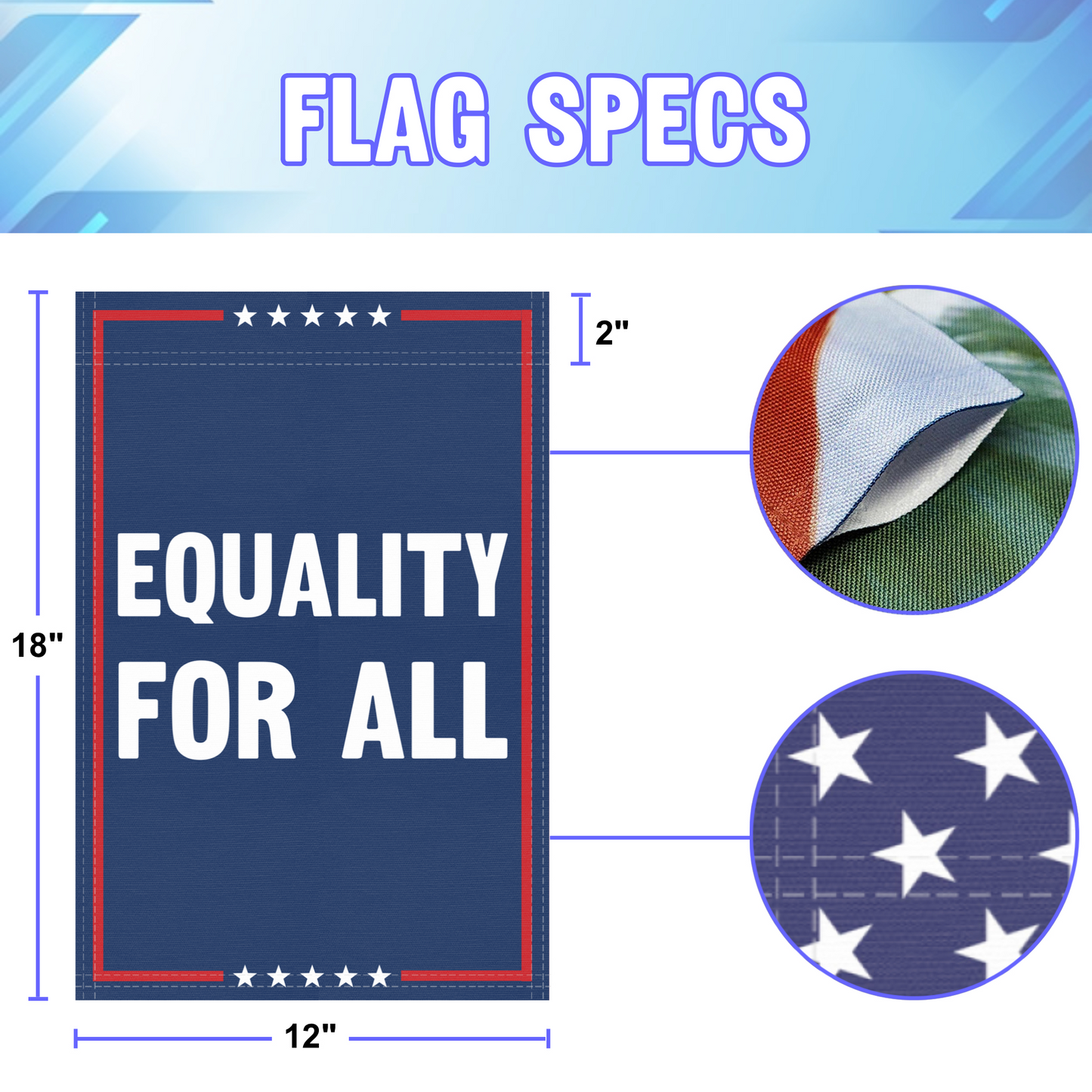 Equality For All Garden Flag