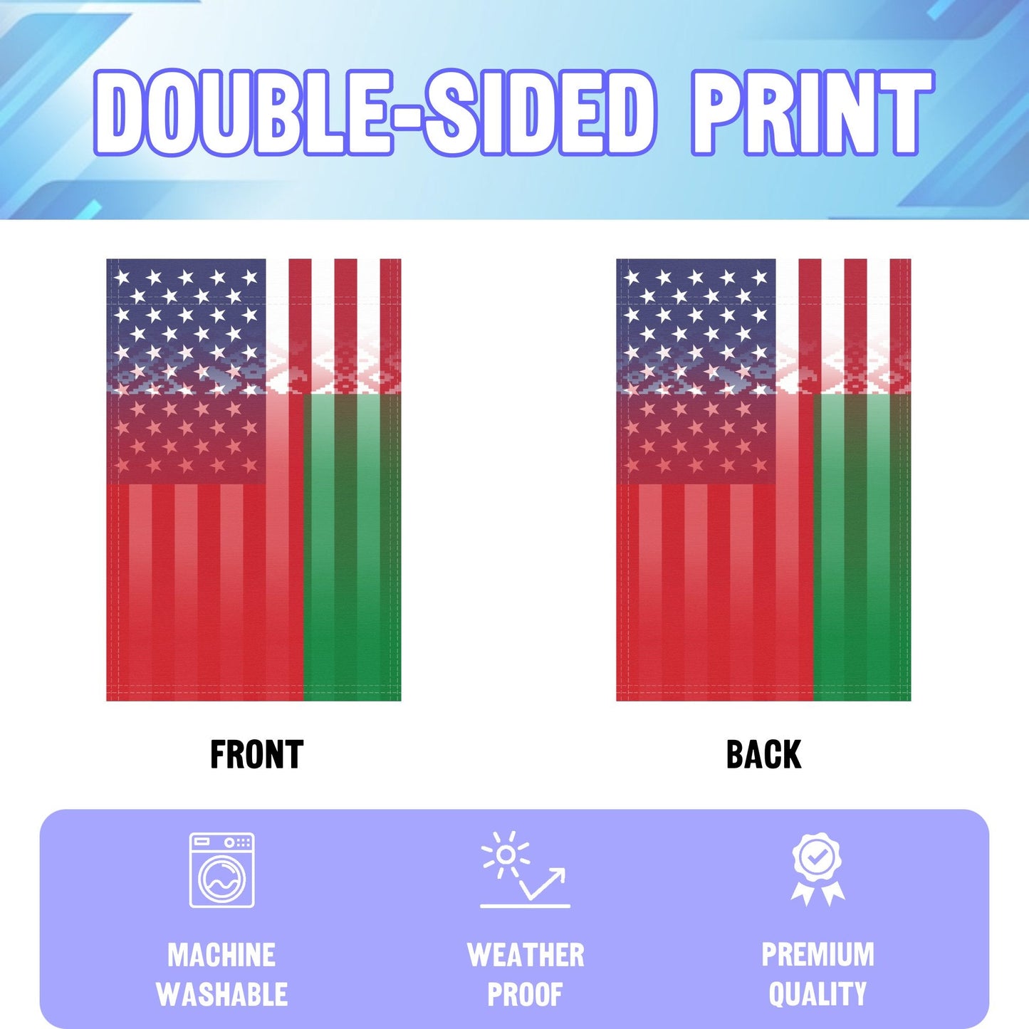 Belarusian American Garden Flag