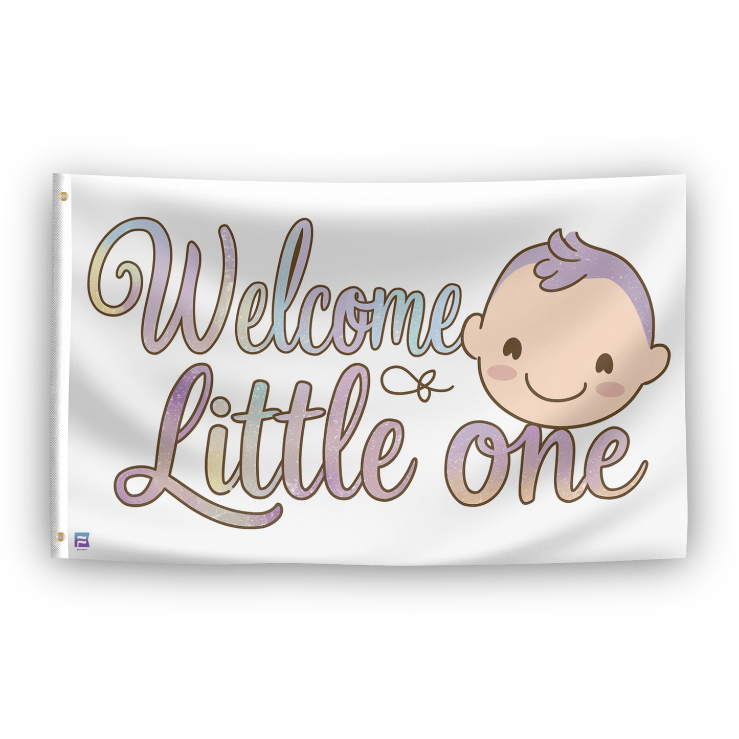 Welcome Little One Flag