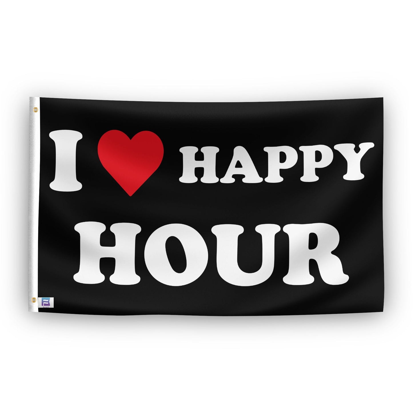 I Love Happy Hour Flag