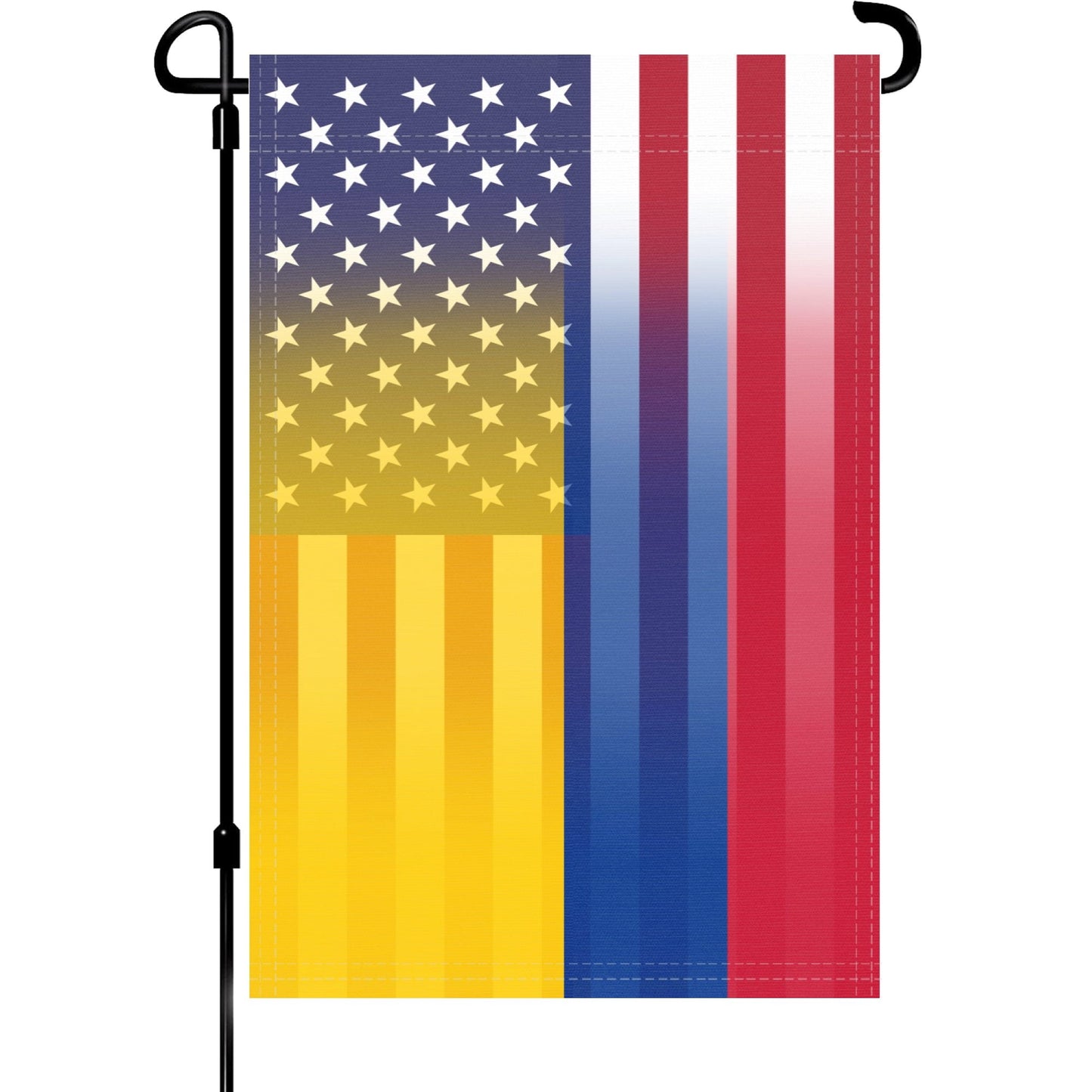 Colombian American Garden Flag