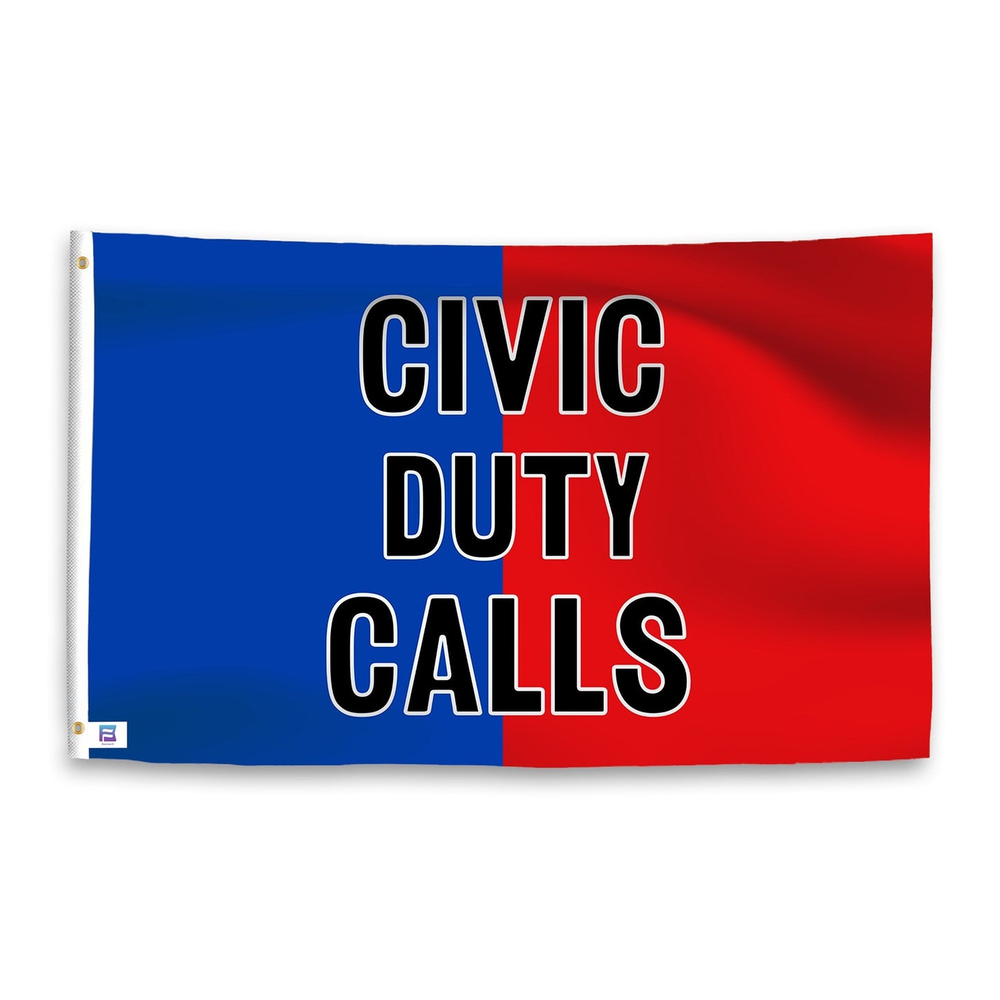 Civic Duty Calls Flag